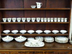 A large quantity of Spode Persia dinner and teaware including tureens and gravy boat