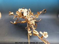 A gilt table centrepiece (width approximately 70cm)