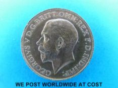 A 1925 gold full sovereign with South Africa mint mark