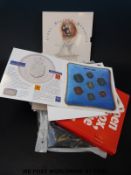 Ten Royal Mint brilliant coin sets, noughties,