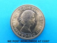 A 1962 gold full sovereign