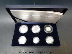 A UK Royal Mint 2007 'Family Silver' coin collection with booklet