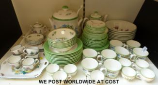 Two collections of Prinknash tableware: Bee and Apple to include soup plates, salad and side plates,