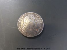 A William III 1697 half crown