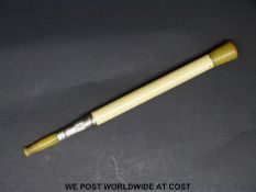 An Art Deco four draw extending cheroot holder,