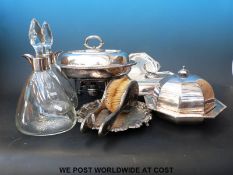 A pair of hallmarked silver pique work hair brushes,