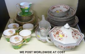 A quantity of Wedgwood Kashmar dinnerware and Spode Regent teaware