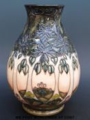 A Moorcroft vase in Cluny pattern (7.