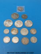 An interesting amateur collection of overseas coins to include 1890 USA Morgan Dollar,