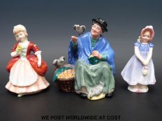 Royal Doulton figurines Tuppence a Bag,