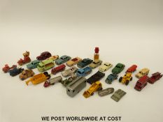 Over twenty Matchbox 1-75 diecast model vehicles