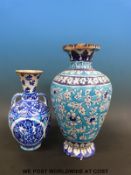 A large Sind pottery vase,