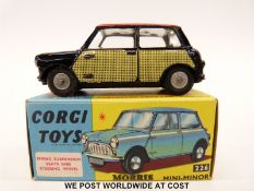 Corgi Toys diecast model Morris Mini Minor, 226, in original box.