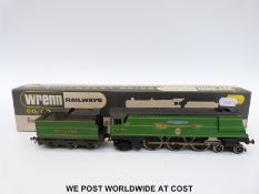 Wrenn 00 gauge Southern Rail 4-6-0 Golden Arrow 'Fighter Pilot' locomotive and tender W2265/A,