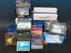 Approximately 28 various models of Concorde including British Airways examples sold in flight,