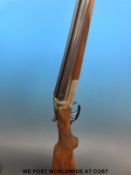 Geco 12 bore side by side shotgun,