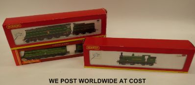 Three Hornby 00 gauge Southern Rail locomotives 0-4-4T class M7 '242',