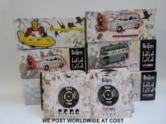 Twelve Corgi Classics The Beatles Collection diecast model vehicles,