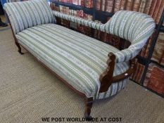 A late 19th/early 20thC chaise longue