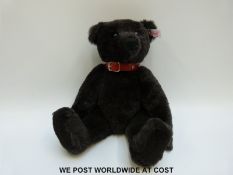 Steiff Original 'Teddy Bear', 038150, with black mohair, button to ear,