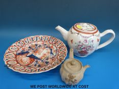 A Chinese 19thC export ware teapot,