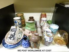 A collection of ceramics including Wade Tinker, Tailor, Soldier, Sailor series,