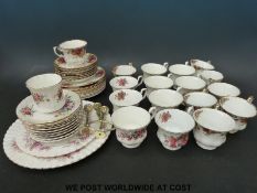 Royal Albert Old Country Roses tea ware and other decorative tea ware