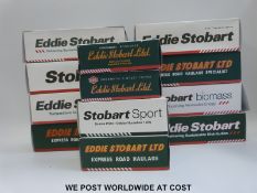 Twelve Atlas Editions Eddie Stobart diecast model lorries,