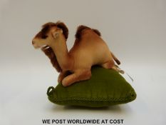 Steiff Original Club Edition 2005 'Camel on a Pin Cushion', 420474, with button to ear,