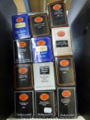 Twelve Exclusive First Editions (EFE) diecast model buses,