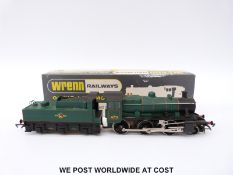 Wrenn 00 gauge W2215 locomotive box together with a kit built locomotive