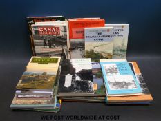 A sundry collection of books about the waterways of England including Historic Waterways: London