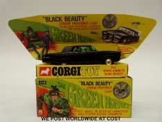 Corgi Toys diecast model The Green Hornet 'Black Beauty' crime fighting car, 268, with black body,