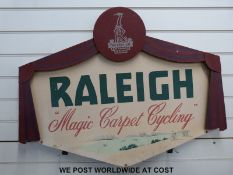 A Raleigh point of sale sign (width 88cm)