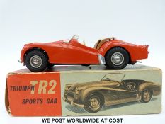 Victory Industries electric model Triumph TR2 sports car,