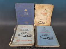 A quality of Rover workshop manuals to include 60, 75, 80, 90, 95, 100, 105,