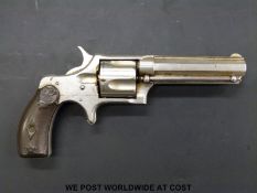 Remington Smoot .38 five shot rimfire revolver with 3.