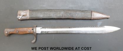 A German S98/05 pattern bayonet, with 2:203 to hilt, steel mount,