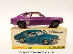 Dinky Toys diecast model Ford Capri, 165,