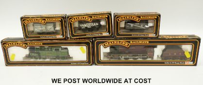 Two Mainline 00 gauge locomotives Jubilee Class 'Glorious' 5719 and LNER 0-6-2T Class N2 together