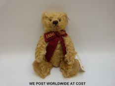 Steiff Original 2005 'Celebration Teddy Bear', 038976, with gold mohair, button to ear,