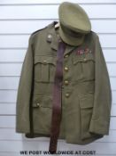 A No 2 regimental Dress for a Lieutenant Colonel from the Royal Lincolnshire Regiment - inside the