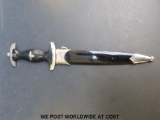 A WWII Nazi German SS dagger,