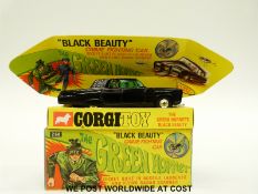 Corgi Toys diecast model The Green Hornet 'Black Beauty' crime fighting car, 268, with black body,