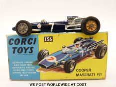 Corgi Toys diecast model Cooper Maserati F1, 156,