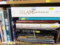 A collection of reference books about Islamic and Muslim Art together with a collection of works