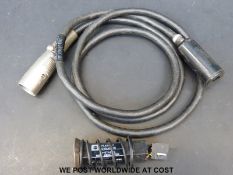 Ex Concorde prototype lead with tag ' Ex Concorde prototype ground to aircraft lead' and an