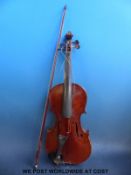 A Maidstone of London 4/4 violin with 35.