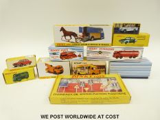 Eleven Atlas Editions Dinky toys and Dinky Supertoys diecast model vehicles,