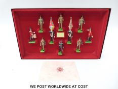 Three Britains hollow cast limited edition collector's model soldier sets,